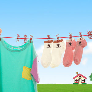 Outdoor Clothesline With Clip